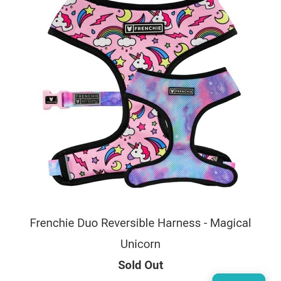 Brand New Frenchie Bulldog Unicorn Harness (M)